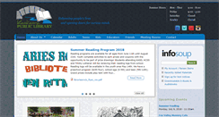 Desktop Screenshot of kaukaunalibrary.org